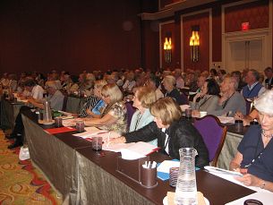 Audience at the 2009 Bergen-Cohen bridge seminar at the Wynn Las Vegas