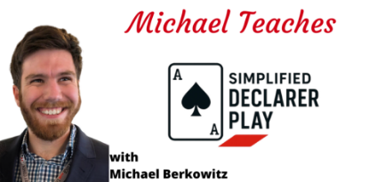 Picture of Michael Teaches Simplified Declarer Play - Complete 5-Lesson Video Bridge Series  (Recorded)