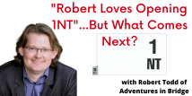 Robert Loves Opening 1NT - Modern 1NT Opening Bids (Webinar Recording aired 1/12/21)